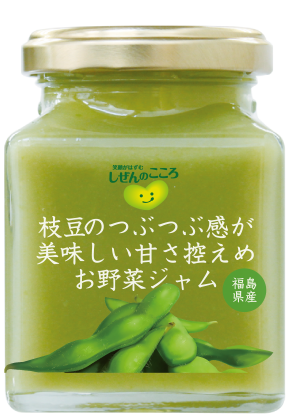 枝豆のつぶつぶ感が美味しい甘さ控えめお野菜ジャム